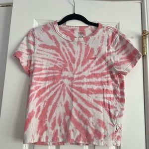 Vans tie-dye tee-shirt with skateboard detail